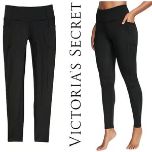 VICTORIA'S SECRETCore Essential Pocket Leggings Pants Black Womans Medium